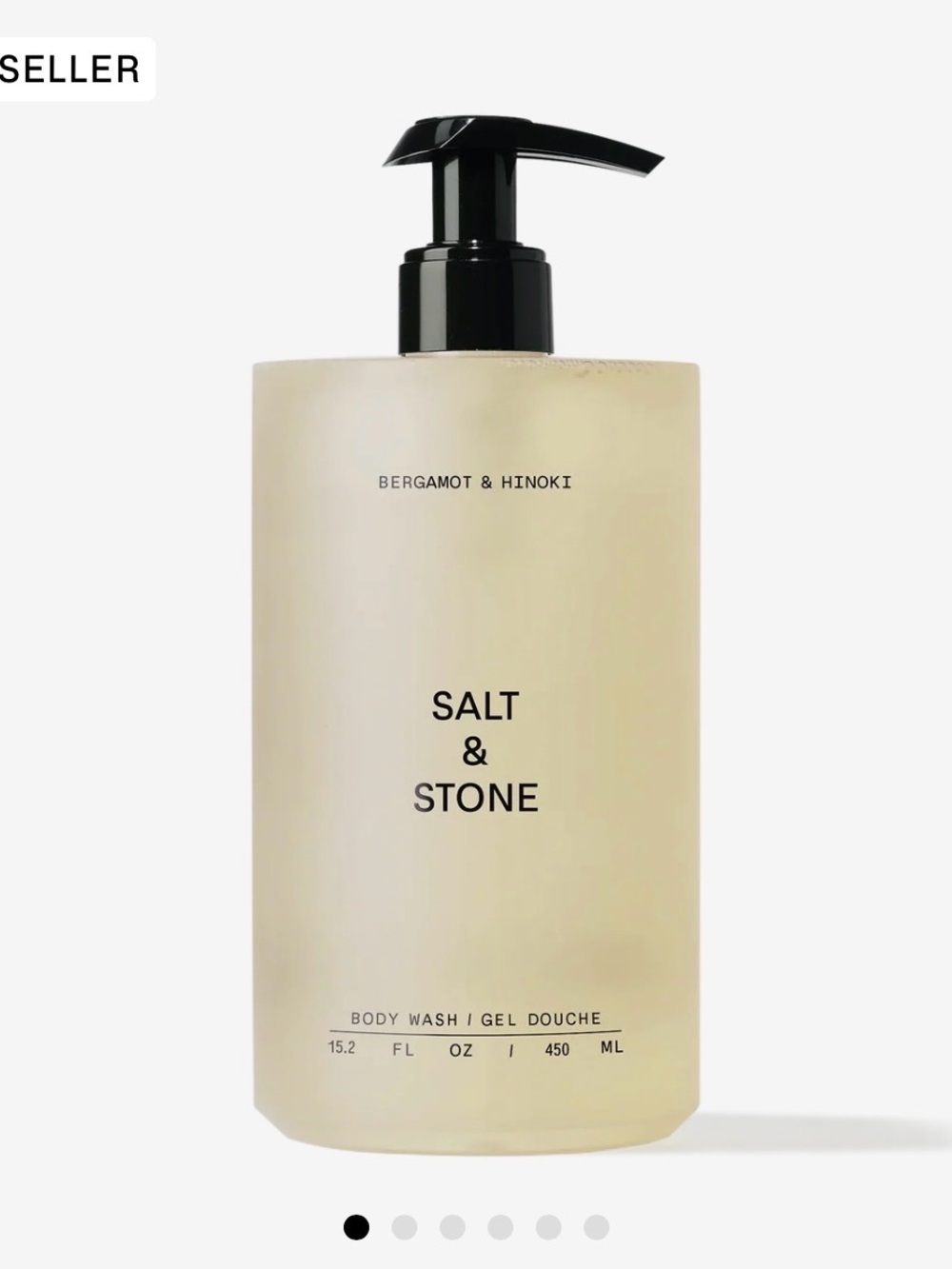 Salt & Stone NEW Bergamot & Hinoki Body Wash — gel. NWT